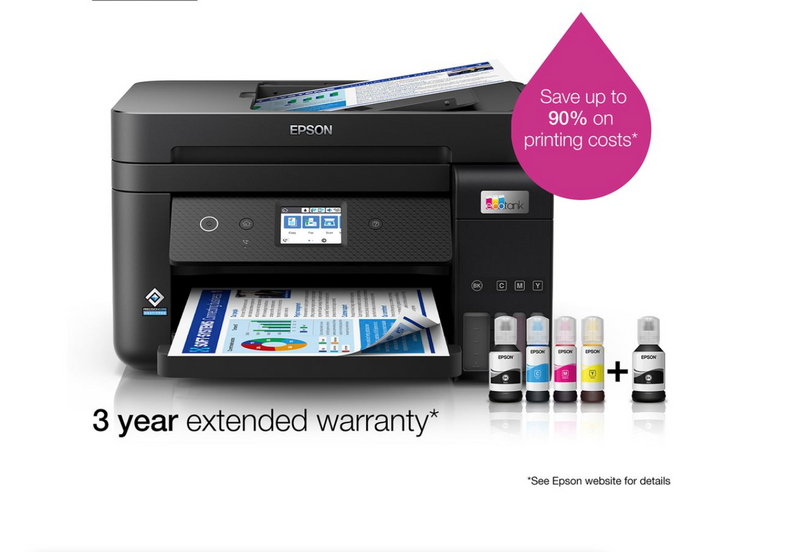 Epson Ecotank Double Sided Scanning Epson L6290 EcoTank,A4,4IN1,WI-FI,ADF,Double sided Printing Printer